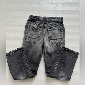 Cherokee Straight Fit Distressed Denim Black Jeans Boys Kids Size 6